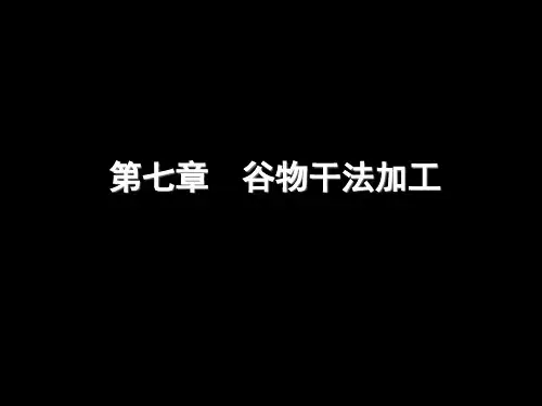 第7章-1 谷物干法加工