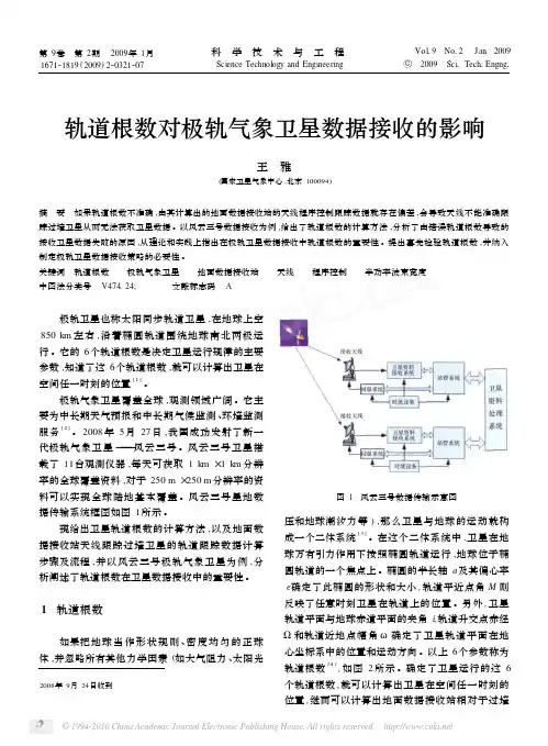 轨道根数对极轨气象卫星数据接收的影响