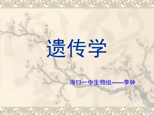 生物奥赛—遗传学