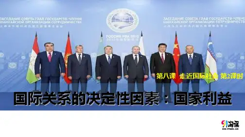 课件8：8.2 国际关系的决定性因素：国家利益