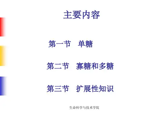 第十四部分糖类化合物