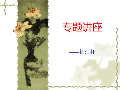 抽油杆