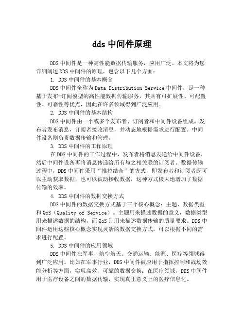 dds中间件原理