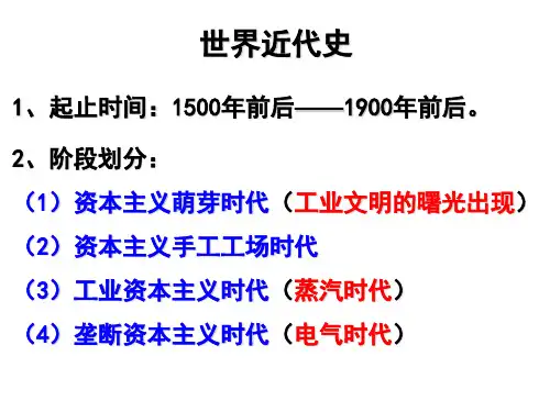 世界近代史复习[课件]