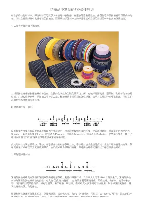 纺织品中常见的6种弹性纤维