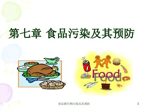食品微生物污染及其预防ppt课件