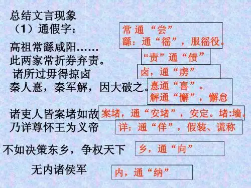 《高祖本纪》10张知识点梳理wenqingl