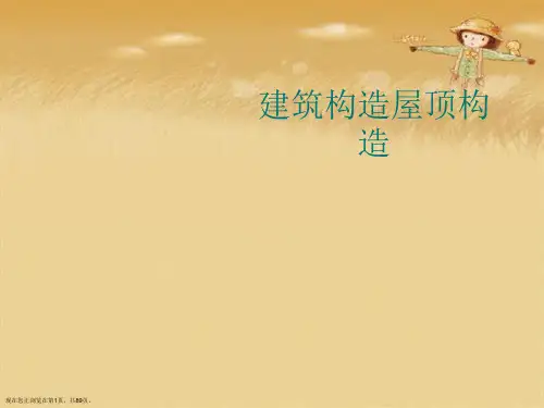 建筑构造屋顶构造