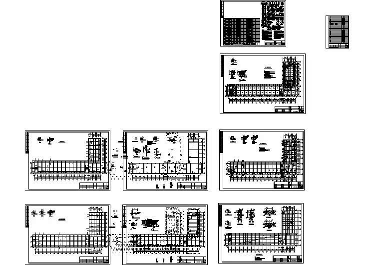 L形宿舍建筑设计方案图（含图纸目录）