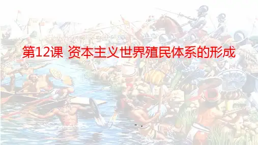《资本主义世界殖民体系的形成》PPT优质课件