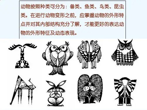3图案设计动物的变化