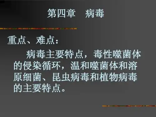 第四章病毒生活史2