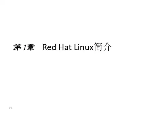 配套课件 Red Hat Linux基础教程(第二版)