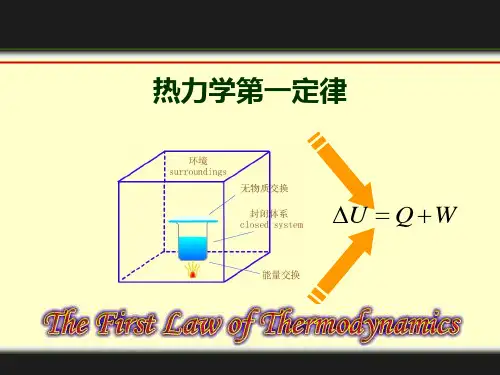 上海交通大学物理化学课件热力学第一定律下