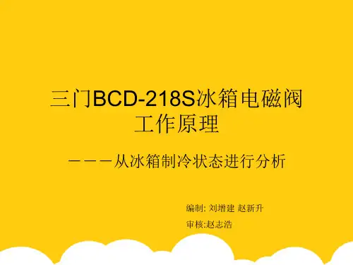 三门制冷系统图ppt实用资料