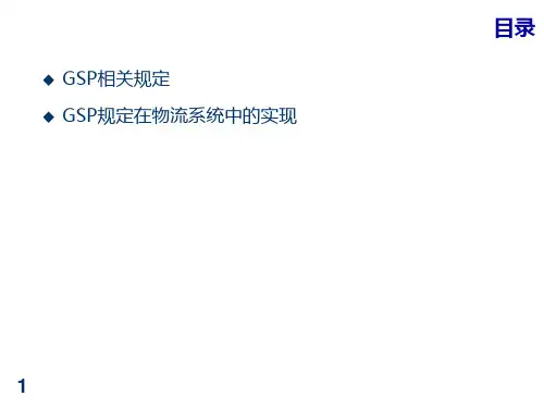 GSP相关规定PPT课件