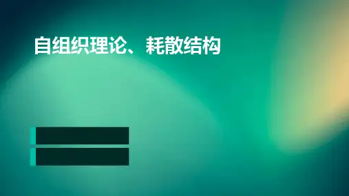 自组织理论、耗散结构