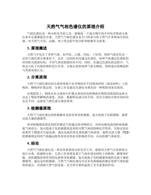 天然气气相色谱仪的原理介绍