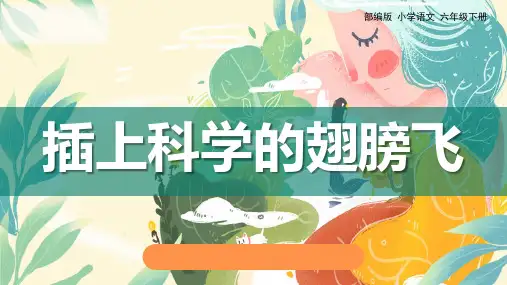 部编版六年级下册语文《插上科学的翅膀飞》PPT优质课件