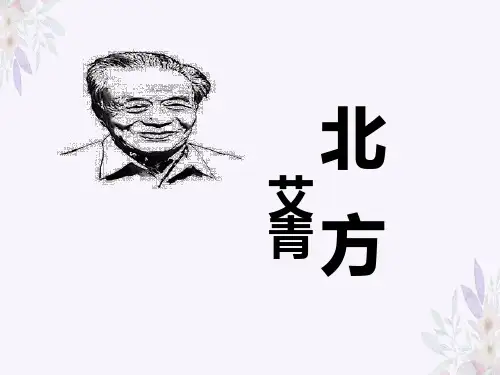 艾青《北方》课件