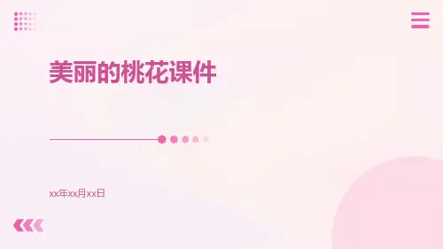 美丽的桃花课件