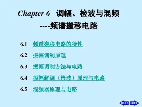 振幅调制与解调原理详解