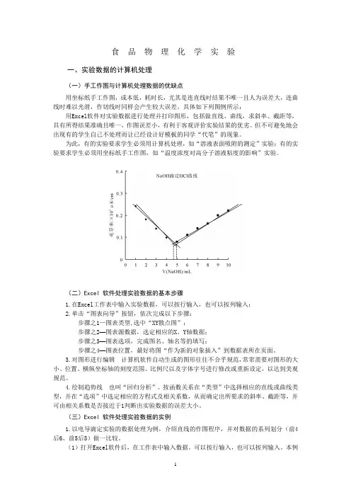 物理化学实验正文