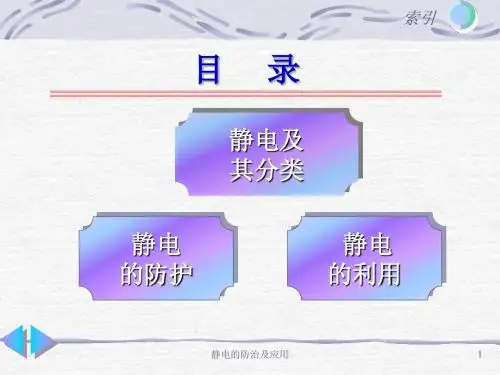 大物 静电的防治及应用