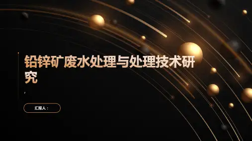 铅锌矿废水处理与处理技术研究