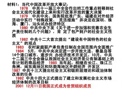 热点：中国的改革开放