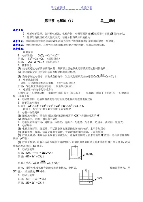 电解原理(教案)