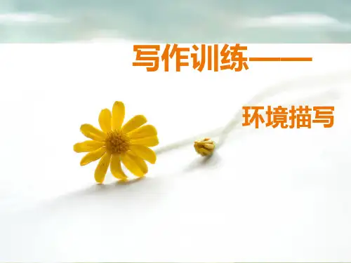 初中作文教学之作文环境描写省公开课获奖课件说课比赛一等奖课件