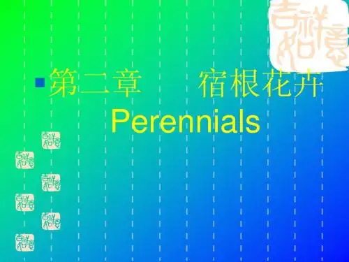 第二章  宿根花卉