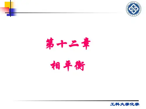 工科大学物理化学课件第十二章 相平衡1
