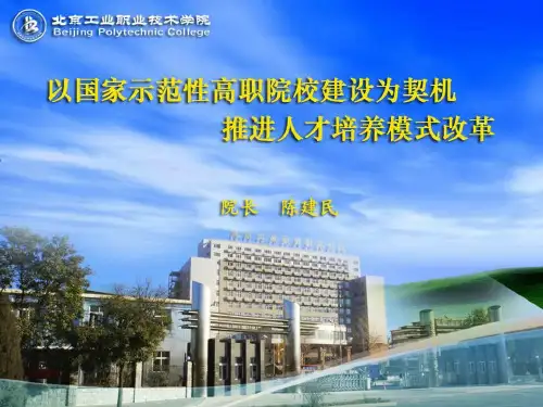 人才培养模式改革(ppt38张)