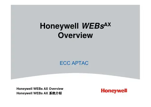 honeywell  webs 调试手册