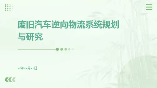 废旧汽车逆向物流系统规划与研究