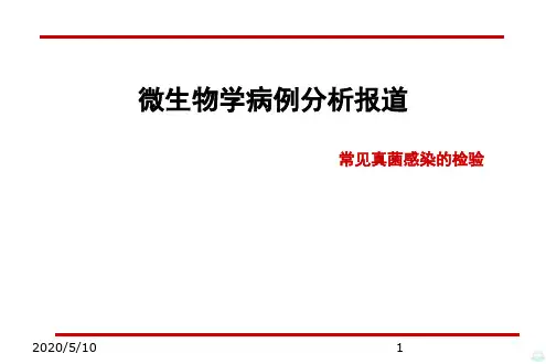 微生物学病例分析报告PPT课件