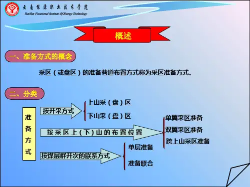 缓斜、倾斜煤层走向长壁采煤法采煤系统共50页