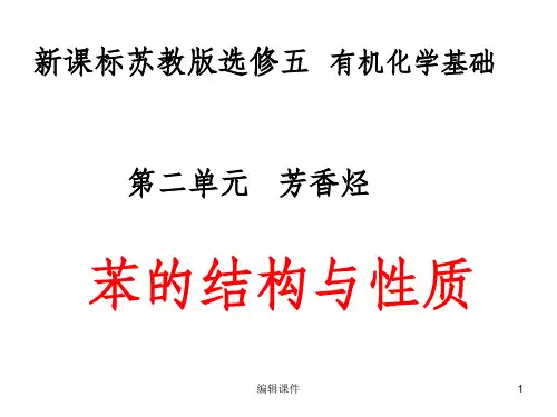 苯的结构与性质ppt课件