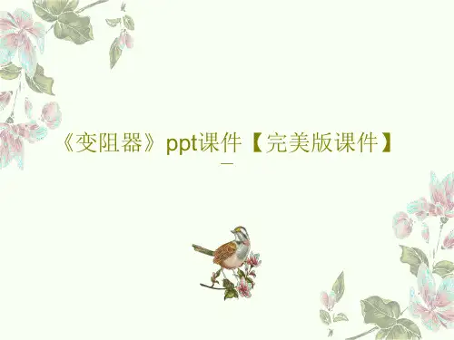 《变阻器》ppt课件【完美版课件】24页文档