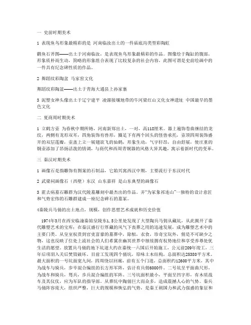 美术史总结