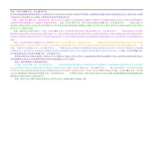 重庆轻轨交通规划图(高清图片)