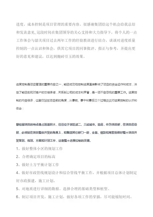 碧桂园总结