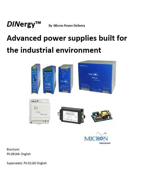 DINergy 电源供应器手册说明书