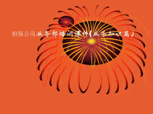 担保公司—业务知识篇(超级详细)