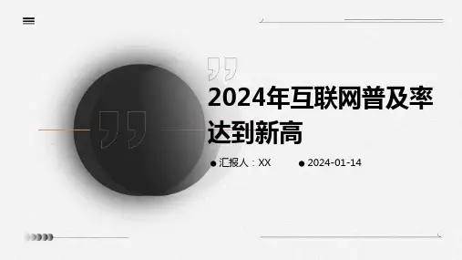 2024年互联网普及率达到新高