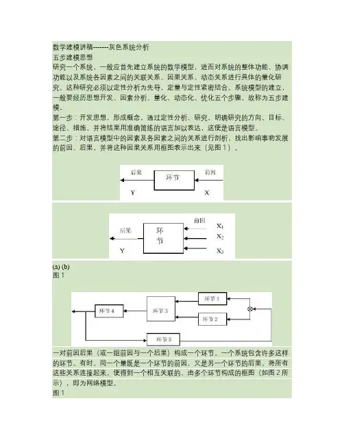 灰色系统分析讲义(精)