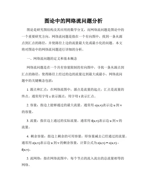 图论中的网络流问题分析
