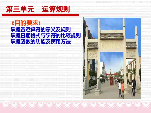 VFP-运算规则解析